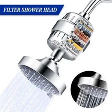 Upgrade Shower Head and 15 Stage Shower Filter Combo,FEELSO High Pressure Shower