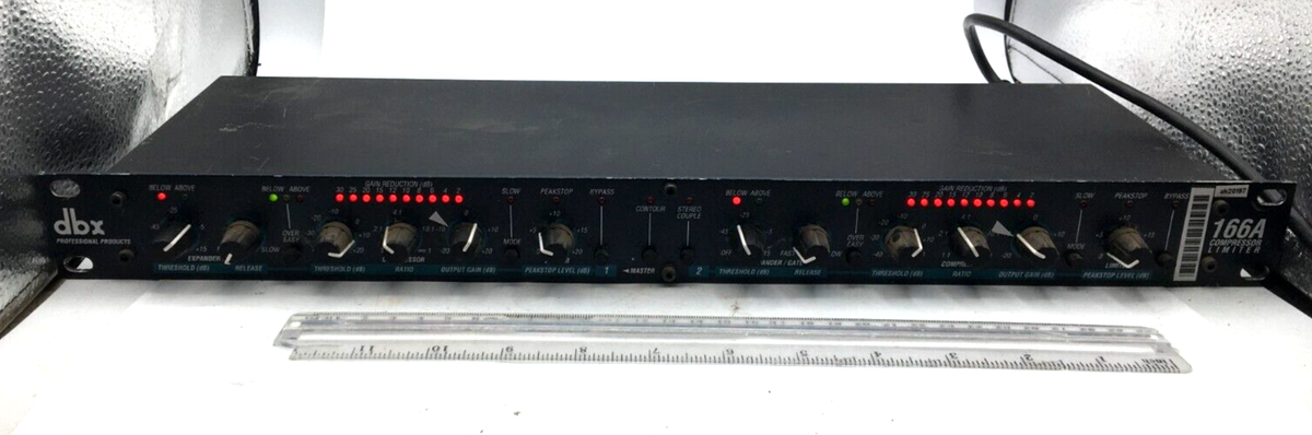 DBX Professional Compressor Limiter 166A Working | eBay