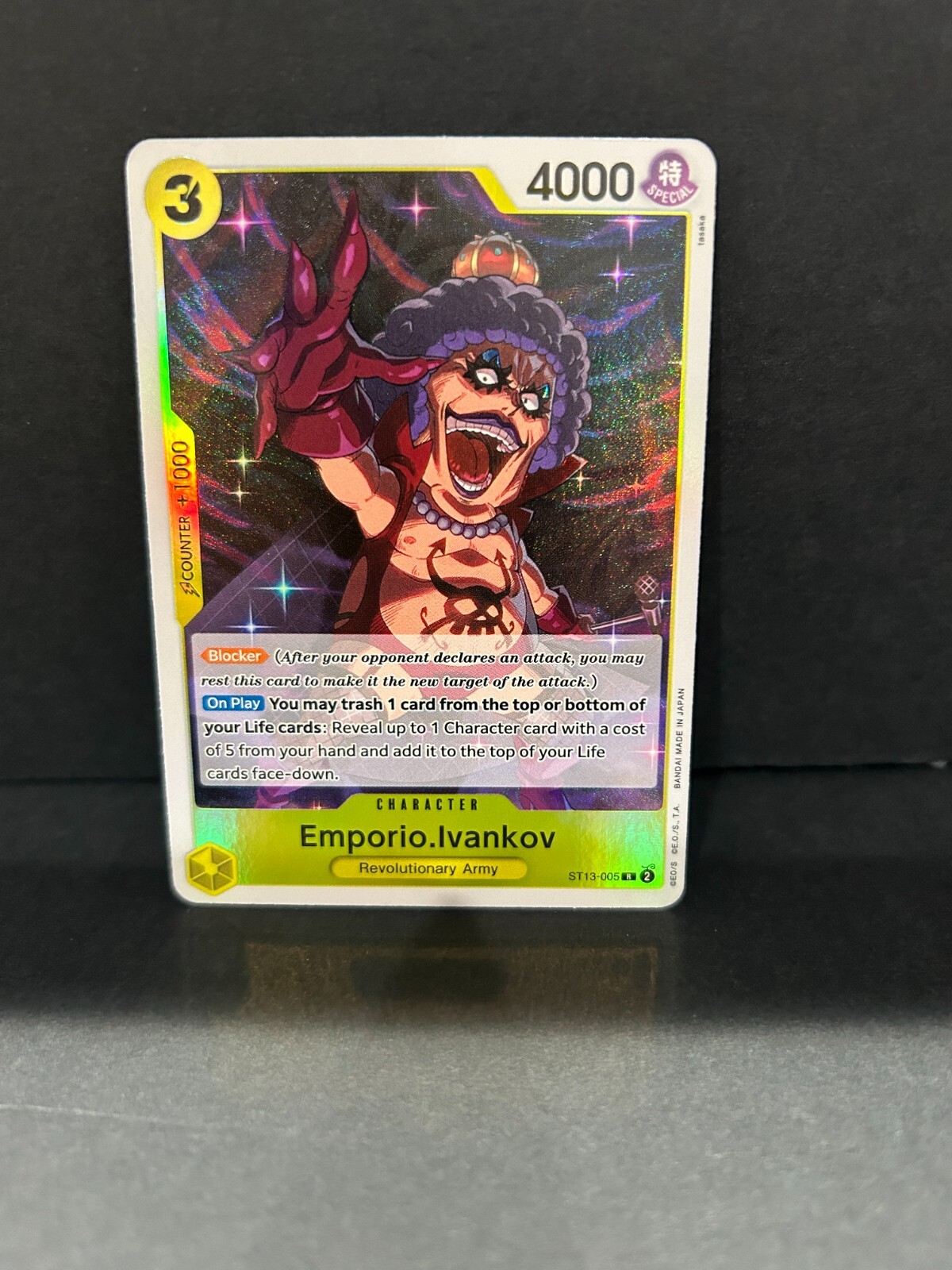 One Piece Card Game - Emporio.Ivankov - ST13-005 R - NM