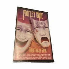 Motley Crue Theatre Of Pain Cassette Tape 1985 Elektra Hair Metal