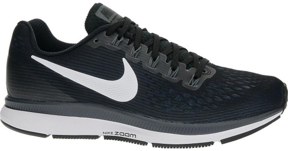 Nike Air Zoom Pegasus 34 Womens Running Shoes Black White Size 8 880560-001