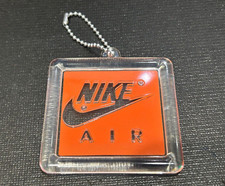 NIKE AIR MAX 90 RECRAFT HANG TAG KEYCHAIN ORANGE CLEAR