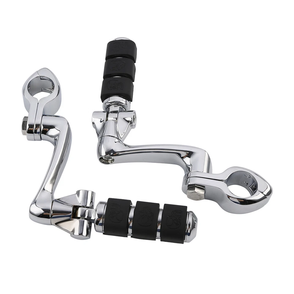 Clavijas de pie protectoras de motor de carretera de 1 1/4"/montaje aptas para Harley Electra Street Glide Foto 4 de 4