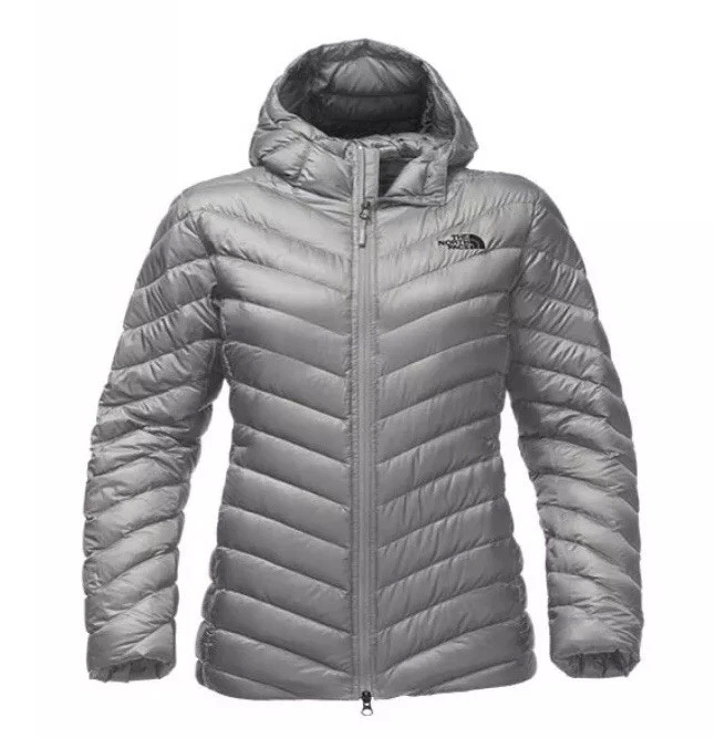 NWT The North Face Women's Trevail hood Parka Down Jacket Grey XS | eBay