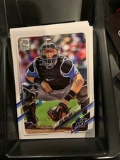 2021 Topps Series 2 #593 Chad Wallach 10 Count Lot Miami Marlins