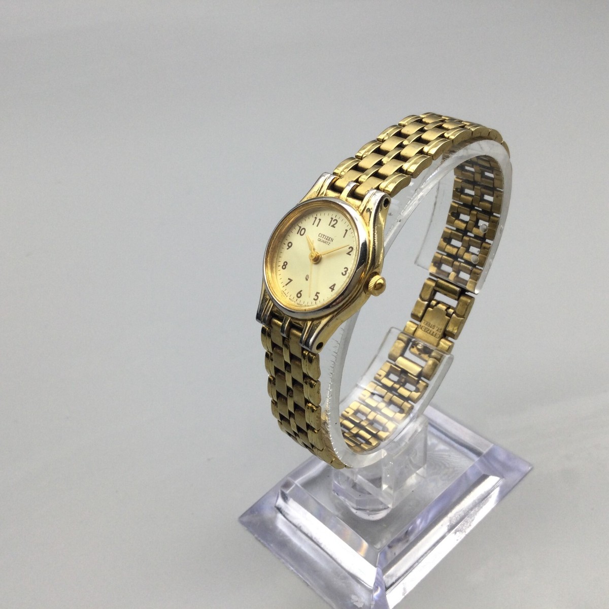 Vintage Citizen CQ Watch Women Gold Tone 5930-S29762 New