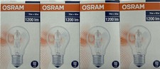 70 Watt ES Halogen GLS standard bulb lamp dimmable 1200lm Osram Pack of 4  E1