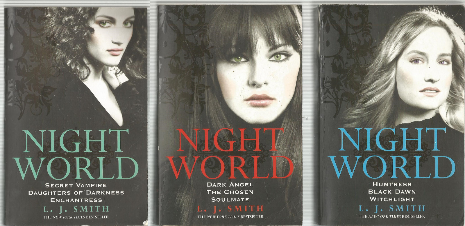 L J Smith x 3 Night World paperbacks = 9 vampire romance stories | eBay