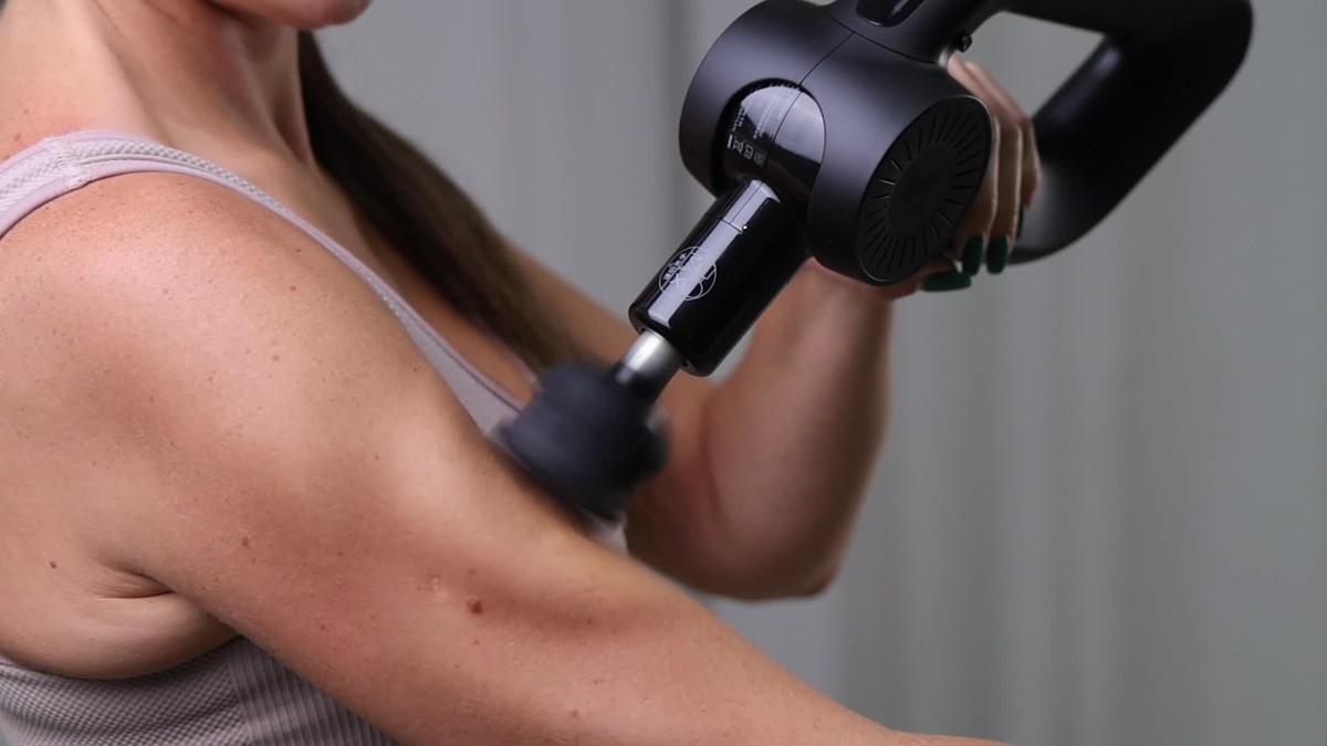 LifePro Sonic Pro Deep Tissue Massage Gun Handheld Muscle Massager For Full Body Recovery Black LP-SNCP-BLK - Best Buy