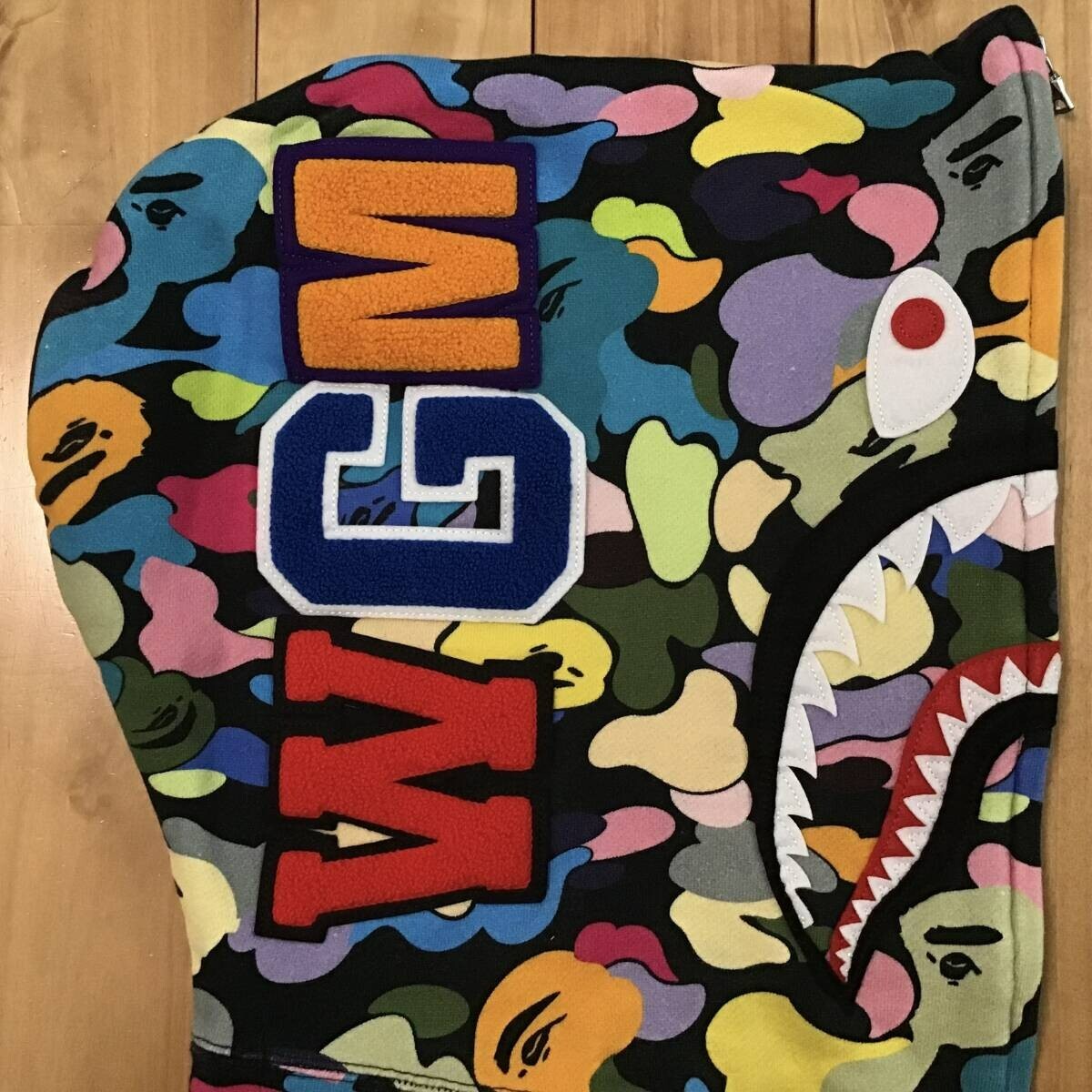 Bape エイプ マルチ　パーカー　Multi camo zip hoodie Vintage BAPE Multi camo full zip hoodie a bathing ape NIGO