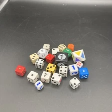 MIXED random bulk lot of 22 dice 1B#1