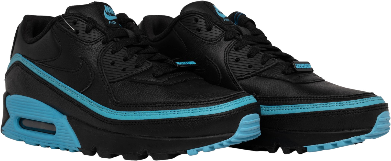 Nike Undefeated x Air Max 90 Black Blue Fury for Sale