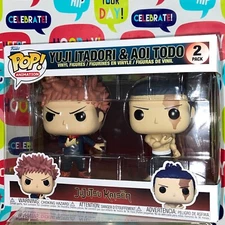 Yuji Itadori & Aoi Todo Jujutsu Kaisen Anime Funko Pop 2 Pack + Protector