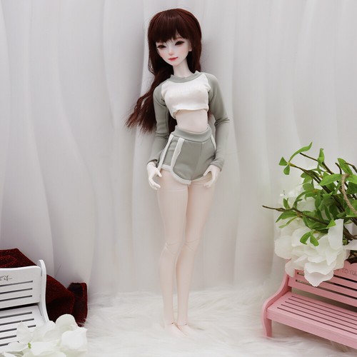 Set completo fatto a mano 1/4 BJD bambola ragazza resina SD palla giunta bambola tuta sportiva - Foto 7 di 12