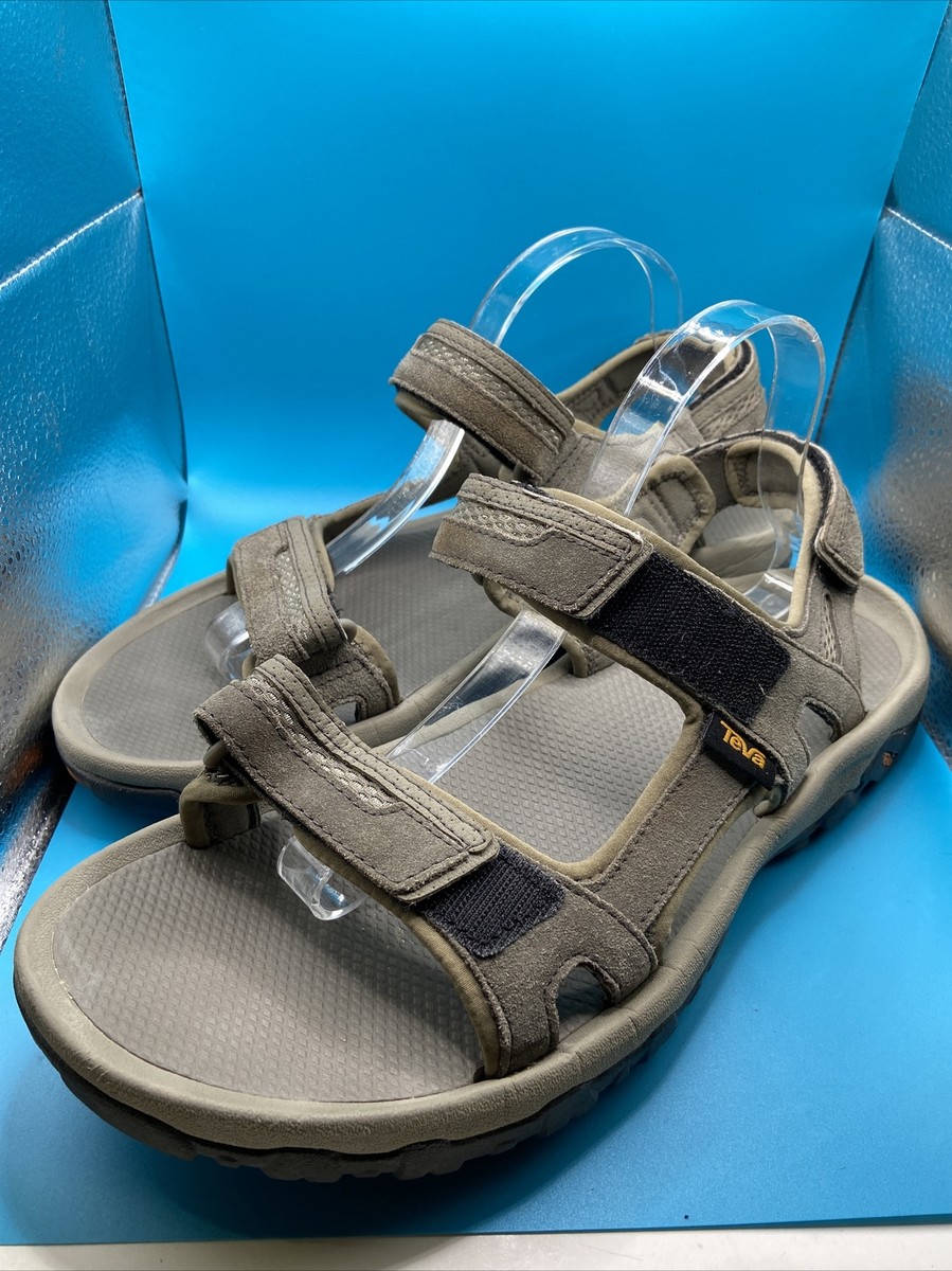 Teva Hudson Bungee Cord Trail Taupe Sandals Men display picture 3