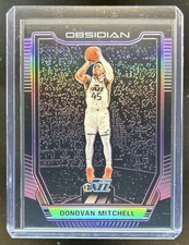 2018-19 Panini Obsidian Donovan Mitchell Electric Etch Purple #/49 Jazz