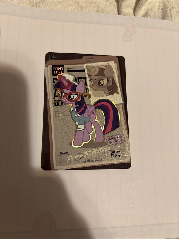 Twilight Sparkle MLPME03-SSR-007 Kayou My Little Pony Card English SSR Moon 3 1E