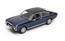 SCHUCO,1977 FORD Granada Coupé navy blue, 1/18, SCH18U00070