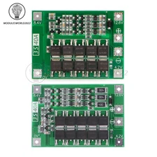 3S 40A Balance/Enhanced 18650 Li-ion Lithium Battery BMS Protection Board