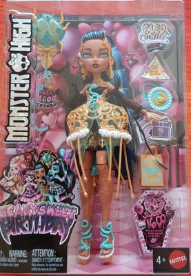 MONSTER HIGH SCARY SWEET BIRTHDAY CLEO DeNILE PUPPE mit div. Zubehör neu