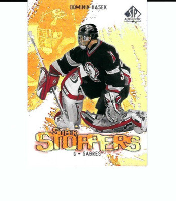 Dominik Hasek 2000-01 SP Authentic SUPER STOPPERS #SS1 Sabres
