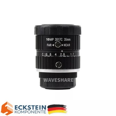 WaveShare 35mm Teleobjektiv Telephoto Lens für Raspberry Pi Hochwertige Kamera