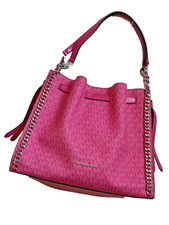 Michael Kors Mina Large Chain Shoulder Bag in...