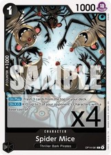 4X One Piece Card Game Spider Mice OP14-081 Common NM Presale