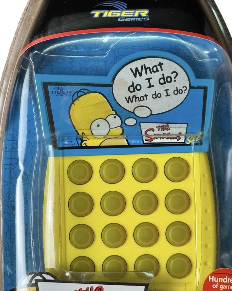 Los Simpson Sez Juego Electrónico Portátil Homer Simpson Tiger 2003 De Colección Funciona Foto 4 de 4