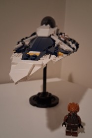LEGO Star Wars Full Minifigure Scale Plo Koon's Jedi Starfighter Custom MOD
