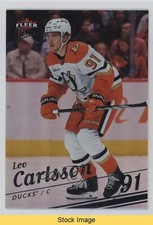 2025-26 Upper Deck Fleer Ultra SP Rainbow Foil Leo Carlsson #141 READ