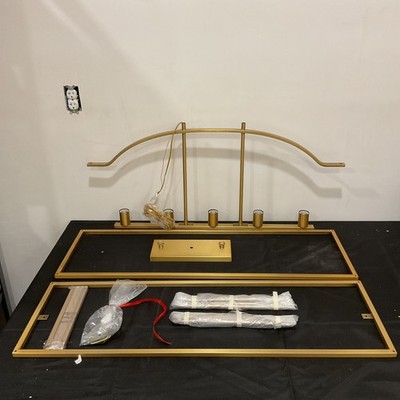 Savoy House Palladian 38'' Island Ceiling Chandelier Light Warm Brass 1-190-5-322