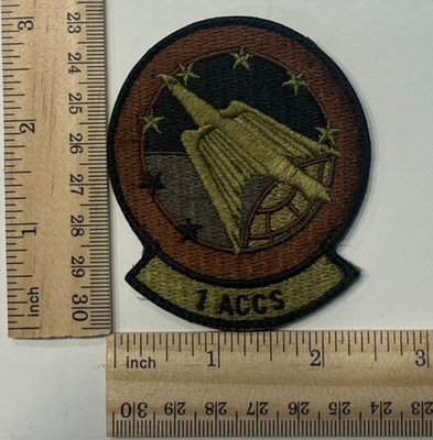 US AIR FORCE PATCH: 1st Airborne Command Control Squadron ACCS E-4B Nightwatch