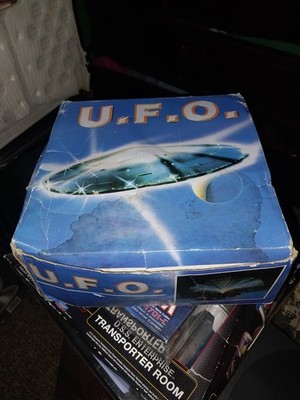VTG UFO Fiber Optics Lamp  Light & Flashing Base Lights Read