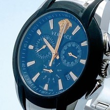 Versace VEM8 Medusa Chronograph Watch Used