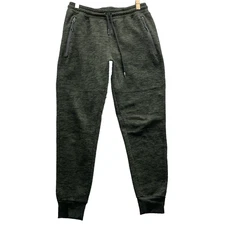 RBX Jogger Men's Medium Green Fleece Athleisure Sportswear Travel Training Gym