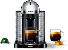 Nespresso Vertuo Coffee and Espresso Maker by Breville, Chrome