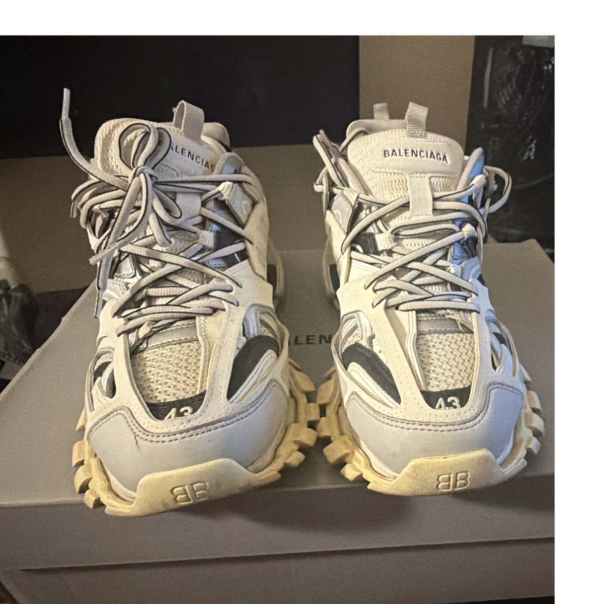 Balenciaga Track Sneaker Grey White for sale | eBay