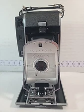 Polaroid Land Camera Model 150 With Case Flash Attachment Vintage Untested