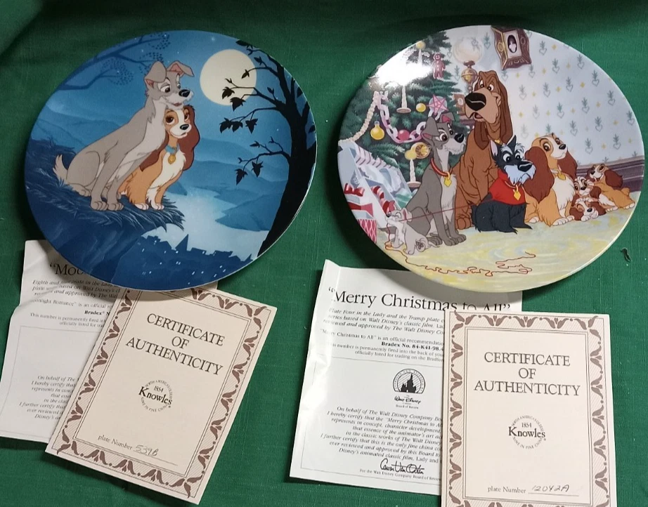 Lady & the Tramp Disney Plates (1968-Now) for sale | eBay