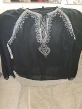 Hope & Emma Sheer Top w/Jones of New York Camisole 