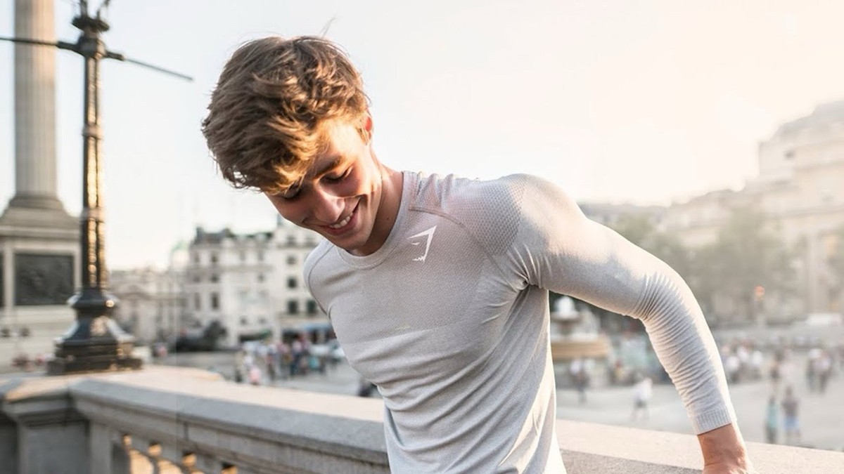 Gymshark Phantom Seamless Large Worn by David Laid RARE | eBay