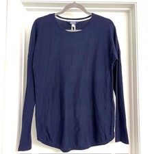Joules Knitwear Crewneck Pullover Sweater Navy Casual Minimalist Layers Sz 8