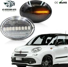 COPPIA FRECCE LATERALI PROGRESSIVE LED PER FIAT 500 L 500L DINAMICHE CANBUS