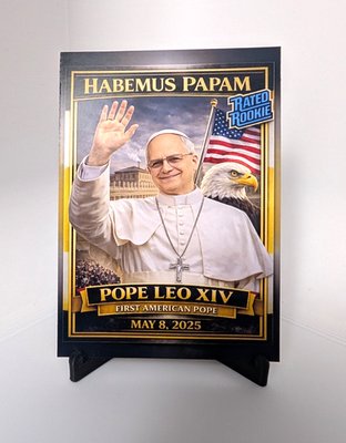 #ad Pope Leo XIV 2025 Rookie Style Card – First American Pope – Habemus Papam Collec $8.00