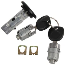 For Chevrolet 01-07 Ignition Key Switch Cylinder Kit with 2 Keys and Door Locks