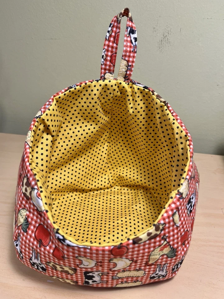 Tecido cesta bolha médio animais de fazenda Yellos lugar de forro em qualquer lugar para armazenar - Imagem 3 de 4