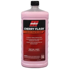Pasta líquida Malco Cherry Flash Carnauba cera 32 oz alto brillo brillo - NUEVO