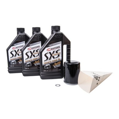 Tusk 4-Stroke Oil Change Kit Maxima SXS Synthetic 5W-50 For Polaris RZR Pro S 4