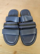 Pedro triple strap blue sandals sz 9